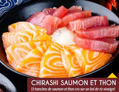 Image de CHIRASHI SAUMON ET THON